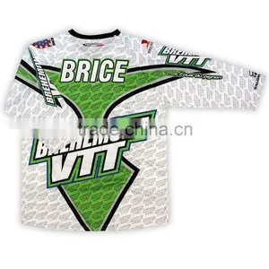 Wholesale 100%polyester Motocross Jerseys / BMX Jerseys / Custom Motocross Jerseys thumbnail-2