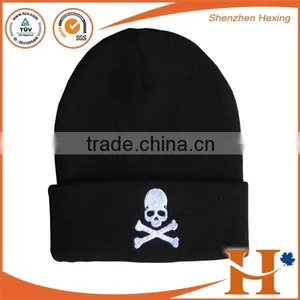 Customized Winter Hat Knitted Hat Beanies 100% Polyester thumbnail-1