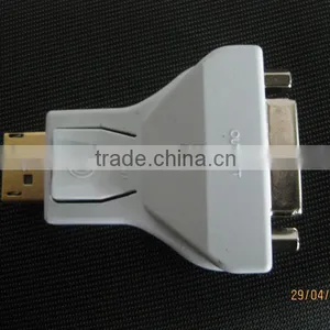 2015 High Quality Mini Displayport Male to DVI 24+5P Female Video and Audio Adapter thumbnail-1