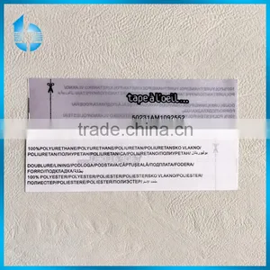 Zhejiang Double Sides Printed Garment Wash Care Label Tag Factory thumbnail-1