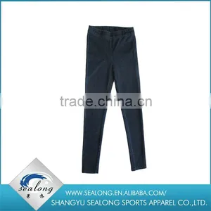 China Wholesale Casual Girl Knitted Jean Leggings for Lady thumbnail-1