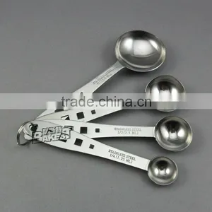 BAKEST Best Stainless Steel Metal Measuring Spoons/high Quality Measuring Spoons thumbnail-1