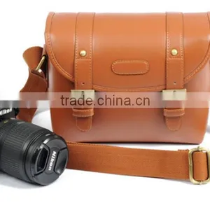 Factory Competitive Price PU Leather Camera Bag in Dongguan thumbnail-1