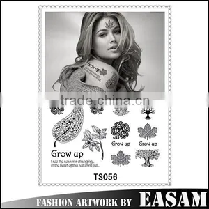 New Leaf Design Body Tattoo Sticker,sexy Body Art thumbnail-1