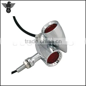 Classic Bullet LED Chrome Motorcycle Turn Signal Light Custom thumbnail-3