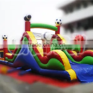 High Quality Giant Inflatable Adult Sport Inflatable Obstacle Course for Sale, Inflatable Rush Obstacle Course thumbnail-2