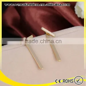 Hot Sale T Simple Hanging Fashion Gold Plated Earring thumbnail-3