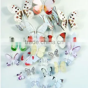 Mutil Color Butterfly Vine Pattern Wall Sticker Decals Mural DIY Art Vinyl Home Decor thumbnail-1