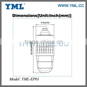 Highest Cost Performance Induction Lamp Explosion Proof Light thumbnail-2