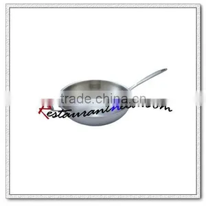 S189 Dia 300mm/ Dia 320mm Three-ply Copper Wok With Handle & Ear thumbnail-1