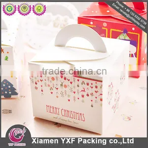 Christmas Party White Paper Box + White Ribbon thumbnail-5