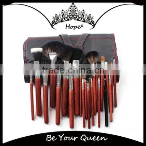 25pcs Top Quality Natural Wooden Handle Cosmetic Brush thumbnail-1