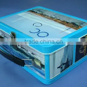 Lunch Tin Box With Handle thumbnail-1