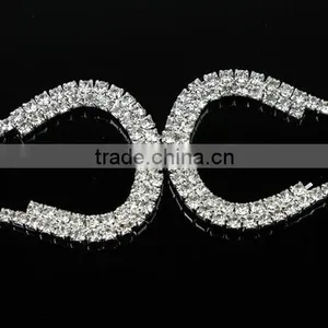 2 Ears Design Rhinestone Trim Bikini Connector thumbnail-1