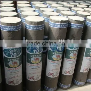 Good Supplier: 1m x 10m/20m/roll, Bitumen and Asphalt Roofing Felt thumbnail-3