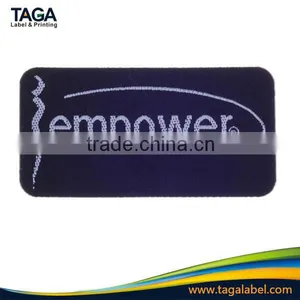 Top Grade Custom Clothing Iron-on Woven Patch thumbnail-1