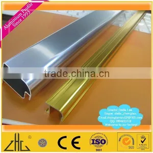 Wood Color Anodizing Polishing Aluminium Extrusion for Sliding Wardrobe Door All Types of 6063 Anodized Dies Aluminium Extrusion thumbnail-5