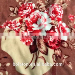 Decorativered Ribbon Flowers Flannel Velvet for Middle East Dress thumbnail-1