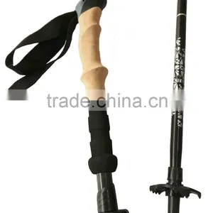 Five Sections Alumium 7075 Long EVA Telescopic Trekking Nordic Folding Walking Pole thumbnail-4