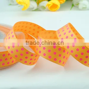 50 Wedding Anniversary Decoration Polka Dot Printed 3 Inch Grosgrain Ribbon thumbnail-5