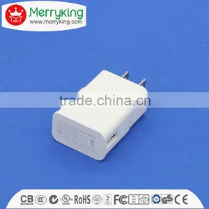 Fixed Plug White Micro Usb Charger 5v 2amps 1a Round Cable thumbnail-2
