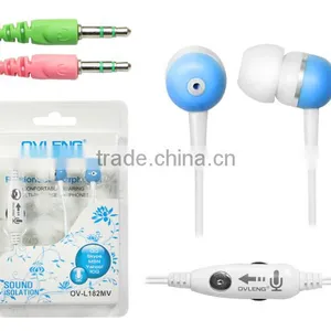 Colorful In-ear Fashional Earphone for Computer Passed CE,RoHS thumbnail-2
