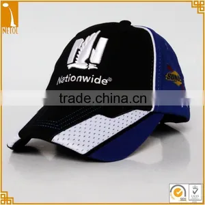 Good Quality Printed Tape 3D Embroidered Car Racing Baseball Caps thumbnail-1