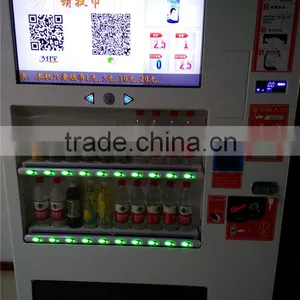 Combo Vending Machine With Bright LED /water Vending Machine With All Metal Cabinet Indoor Playground 24 Hours Service thumbnail-2