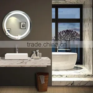 T9 Fluorescent Circle Illuminated Backlit Bathroom Mirror thumbnail-1