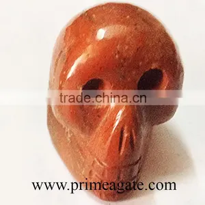 Factory Price Wholesale Red Aventurine Skull Craft thumbnail-2