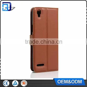 For OPPO F1 Case, Litchi Design Credit Card Wallet Stand Leather Pouch Flip Cover Case for Oppo f1 A35 China Suppliers thumbnail-3