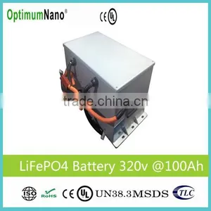Long Life Cycle 320V 100Ah Lithium Battery Pack for EV thumbnail-1
