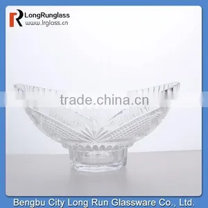 LongRun Home Essentials Vintage Cut Fancy Design Glass Fruit Plate thumbnail-1