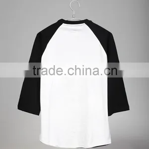 2015 Summer Fashion Full Print 3d t Shirt,black Raglan Sleeves Human Sublimation Printing t Shirts thumbnail-5