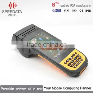 Window 6.5 Mobile Phone Printer Barcode Scanner Android4.0 Handheld Smart Phone Reader Terminal Portable Printer Oem Odm thumbnail-2