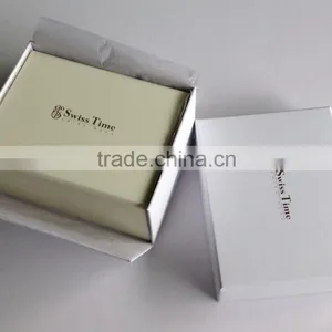 White Color Glossing Lacquer Finishing Luxury Wooden Watch Box thumbnail-5