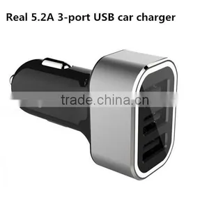 Express Mobile Phone & Tablet Car Accessories 3 Port Usb Car Charger 5.2a Car Charger Adapter thumbnail-4