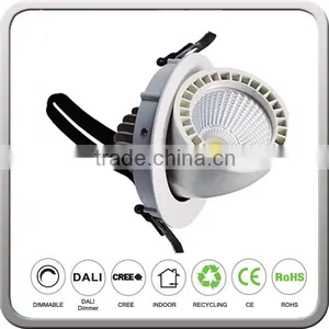 White or Black Round Rotating Led Ceiling Light 30W Led Spot Light for Shop Lighting With CREE COB thumbnail-3