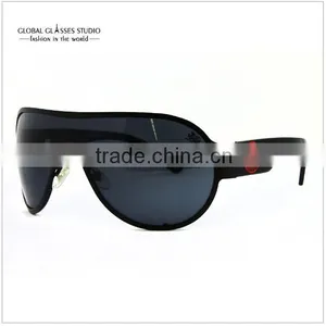 Fashion Design Classic Wholesale Men Women UV400 Lens Metallic Shield Style Visor Sunglasses Sport Crm32104 thumbnail-1