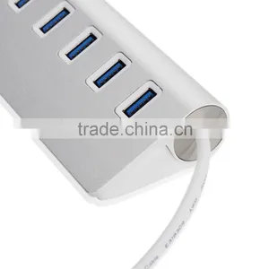 Portable Hub For Desktop Laptop PC Macbook 7 Port Plug and Play USB 3.0 Hub thumbnail-4
