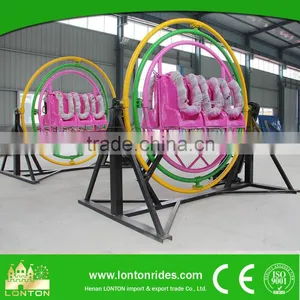 Hot Sale Adult Amusement Machine,Fairground Thrill Rides Human Gyroscope For Sale thumbnail-3