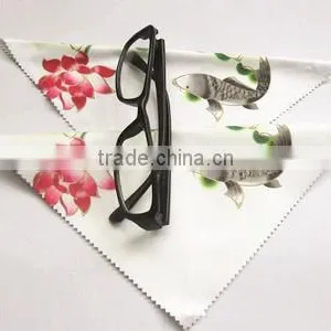 High Quality Custom Logo Printed Microfiber Glasses Cleaning Cloth thumbnail-3
