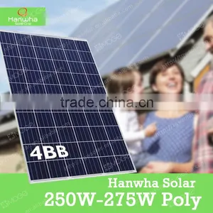 Hanwha A Grade 4BB 250w 255w 260w 265w 270w 275w 300w 305w 310w 315w 320w Panel Solar Fabricantes en China With Best Price thumbnail-1