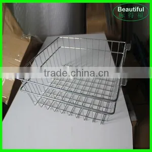 Supermarket Storage Hanging Basket for Slatwall thumbnail-1