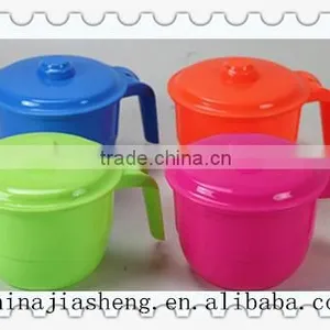Colorful Good Quality Plastic Bowl With Lid and Handle thumbnail-2