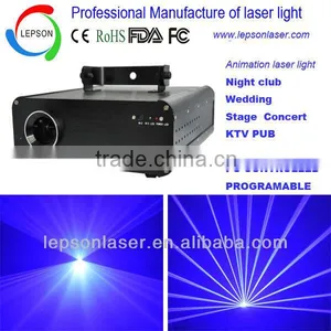500mW DPSS Blue Laser Animation DJ Light Show thumbnail-1