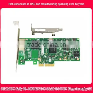 High Speed Intel Pci-e Express I350-T2 Low Profile Bracket Gigabit Dual Port Optical Network Card thumbnail-5