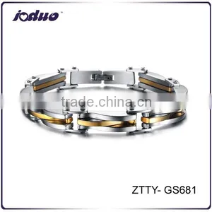 New Fashion Personality Men's Titanium Steel Bracelet thumbnail-1