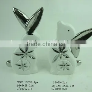 Porcelain Easter Bunny Figurine thumbnail-2