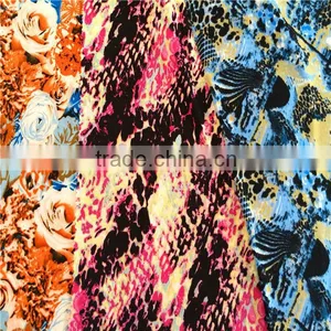 FDY Customer Printed Polyester Spandex Fabric Wholesale thumbnail-1